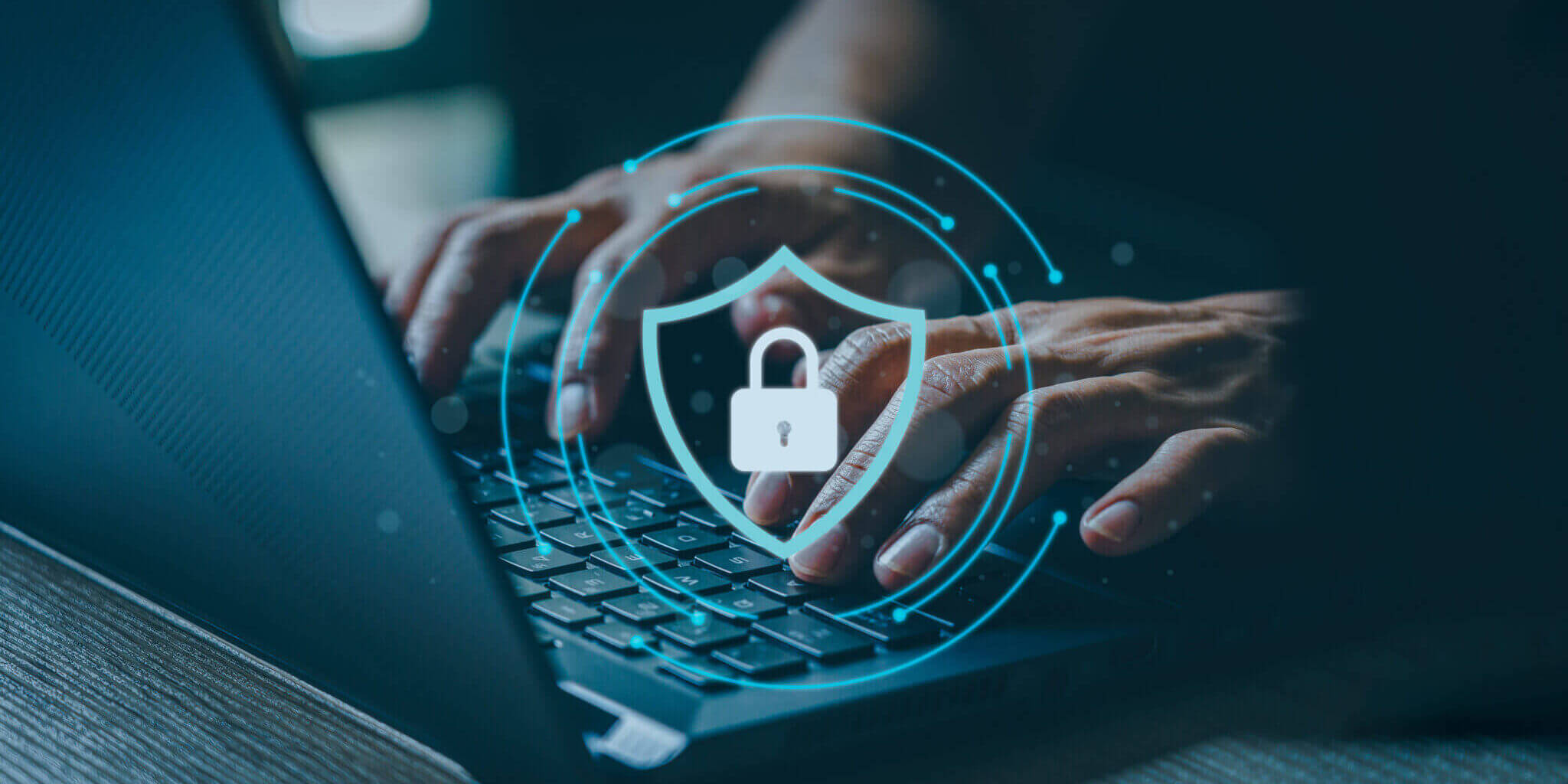 Technology Internet And Network In Cyber Security Concept. Data